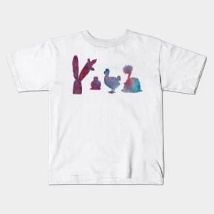 Cacti and a dodo Kids T-Shirt